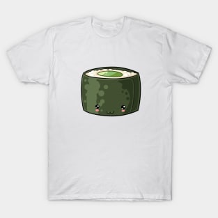 Kawaii food avocado roll Japanese style T-Shirt